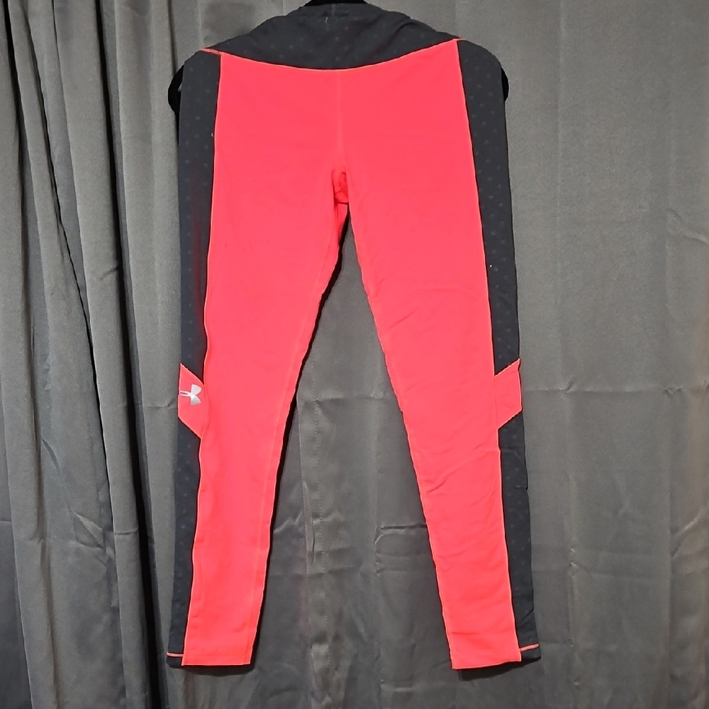 Under Armour Vibrant Pink and Gray Leggings